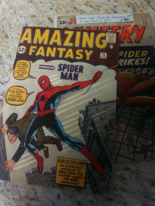 Journey Into Mystery 73 Fantasy 15 Prototype 1st Spiderman 1962 2 Books