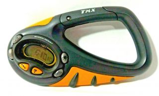 Tomb Raider Featured Timex Tmx Grip Clip Black And Orange Belt Watch Timepiece