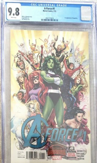 A Force 1 Jim Cheung Cover Cgc 9.  8