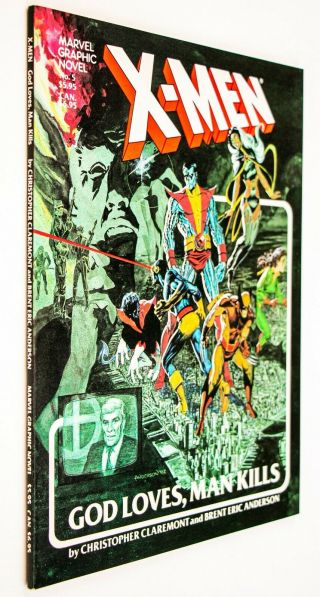 X - Men God Loves Man Kills (1981 Marvel,  5th Print) Graphic Novel,  Unread Nm