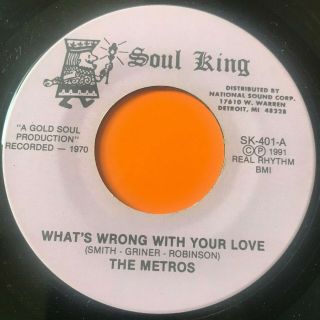Northern Soul 45 Metros - What;s Wrong With Your Love/ She 