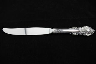Wallace Sir Christopher Sterling Silver Dinner Knife - Modern Blade - 9 3/4 "