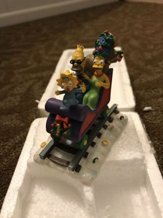 Simpsons Hamilton Christmas Express Train " All Aboard For The Holidays ".