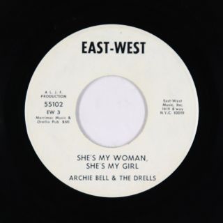 Sweet Soul 45 - Archie Bell & The Drells - She 