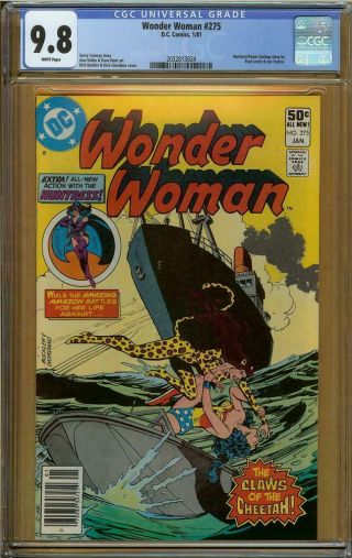 Wonder Woman 275 Cgc 9.  8 Cheetah Huntress