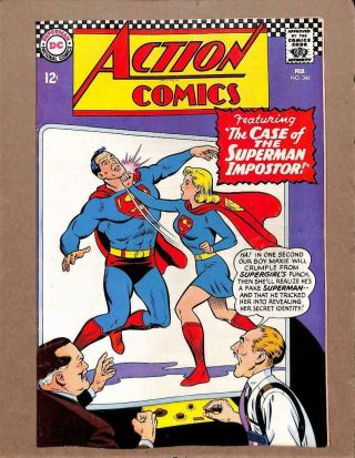 Action Comics 346 - - Superman Justice League Of America Dc Comics