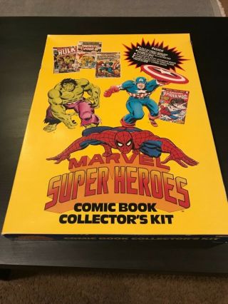 Vintage 1991 Marvel Heroes Collectors Kit Rare Comics Spider - Man