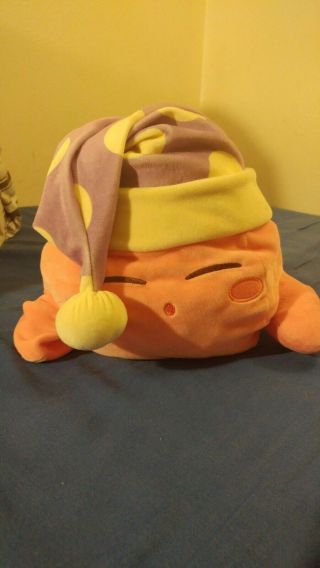 Nintendo Plush Doll Kirby of the Stars Otentama Mascot (Sleep / Purple) 3