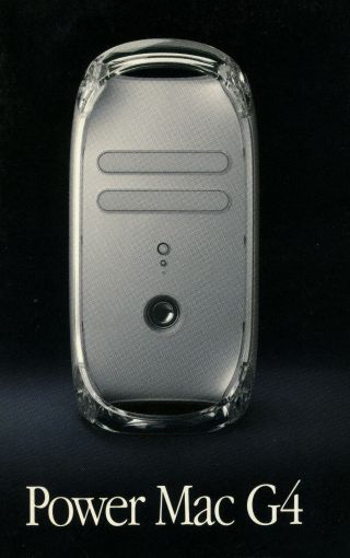 2001 Apple Computer Sales Brochure " Power Mac G4 Quick Silver "