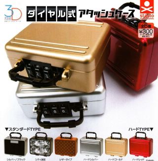 Standstones 3d File Series Dial - Type Attache Gashapon 6 Set Case Capsule Toys