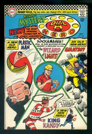 House Of Mystery 160 Dc 1966 Fn,  1st Silver Age Plastic Man