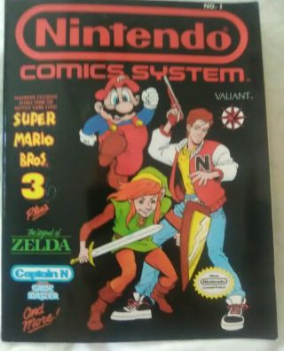 Nintendo Comics System No.  1 (mario,  Zelda,  Captain N) Valiant