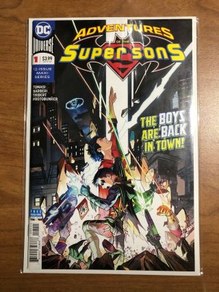 Adventures Of The Sons 1 - 12 Full Dc Maxi Series Superman Batman Nm