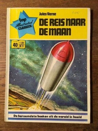 Classics Illustrated 40 From The Earth To The Moon Netherlands Dutch Fvf