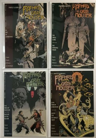 Complete Fafhrd And The Gray Mouser Issues 1 - 4 Fritz Leiber Epic Comics Deal