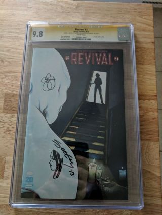 Revival 3 & 4 Cgc/ss 9.  8 Unique One Of A Kind 2x Signed Sketched Tim Seeley