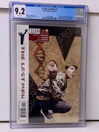 Y The Last Man 1 Cgc 9.  2 First Yorick,  Ampersand.  Modern Key White Pages