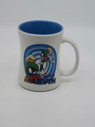 Six Flags Marvin The Martian 3d Coffee Mug Looney Tunes Cartoon Alien