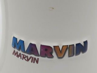 Six Flags MARVIN THE MARTIAN 3D Coffee Mug Looney Tunes Cartoon Alien 4