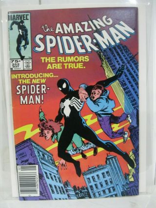 Spider - Man 252 Signed Ron Frenz Vf,  /nm Canadian Newsstand