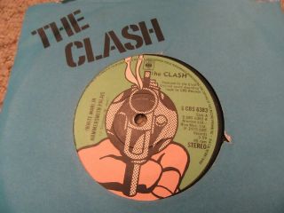 The Clash " (white Man) In Hammersmith Palais " Uk 7 " Die - Cut Sleeve - S Cbs 6383