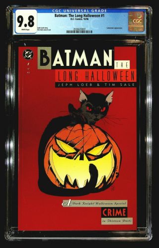 Batman: The Long Halloween 1 Cgc 9.  8 Loeb Catwoman