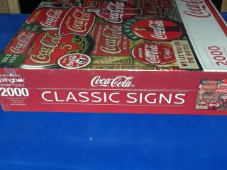 Coca Cola Classic Signs 2000 Piece Puzzle 2010 Allied Spingbok 3