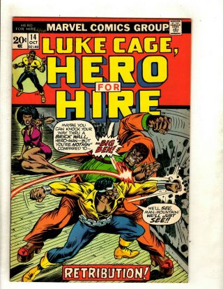 Luke Cage Hero For Hire 14 Vf/nm Marvel Comic Book Netflix Defenders Rs1