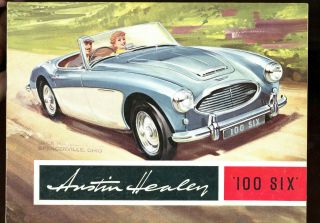 Autombile Sales Brochure - Austin Healey 100 Six