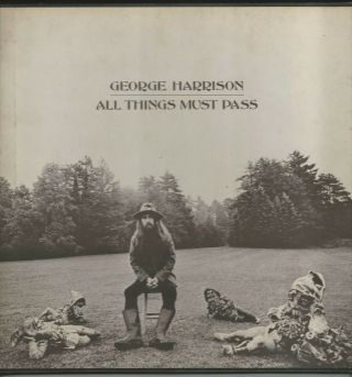 George Harrison " All Things Must Pass " 3 Lp Box Set W/poster 1970 Nm