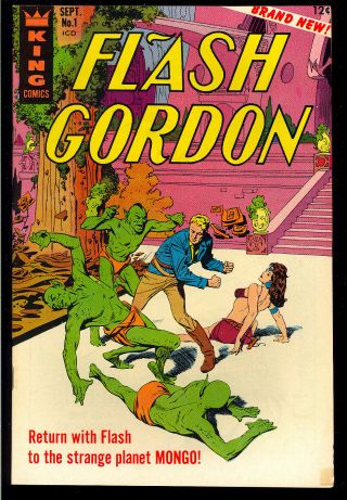 Flash Gordon 1 First Issue 1st S.  A.  App.  King Comics 1966 Vf -