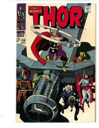 Thor 156 - September 1968 - Very Fine 8.  0 (vf) - Higher Grade