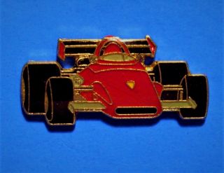 Ferrari - F1 - Formula 1 - Red Racing Car - Vintage Lapel Pin - Hat Pin