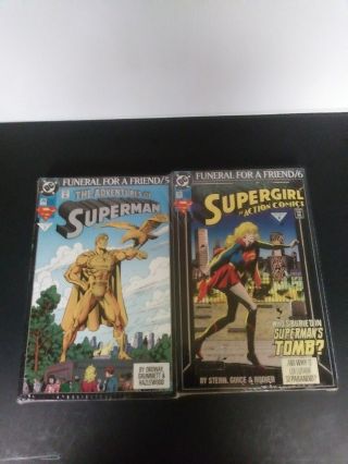 1993 Superman Funeral For A Friend 20 Dc Comics Collector Pack