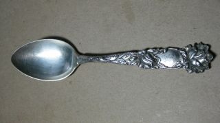 Large Alvin Bridal Rose Sterling Silver 6 - 7/8 " Spoon,  Antique,