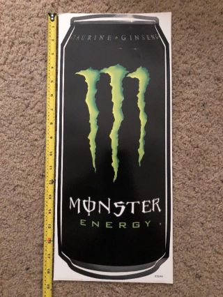 Monster Energy Drink Logo Can 18 " Sticker Decal Sponsor Sheet Kit