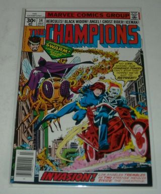 Hi Grade Key 1977 Marvel Champions 14 Swarm 1st Origin Black Widow Below Guide