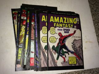 46 Vintage 2006 Spider - Man Collectible Series Comic Books,  Set Volumes 1 - 24