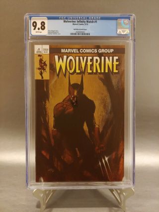 Wolverine: Infinity Watch 1 Cgc 9.  8 Dell Otto Exclusive Variant Case Beauty