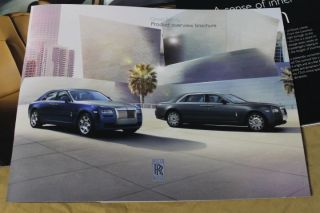 2014 Rolls - Royce Ghost I Family Product Overview Brochure 0192 2 286 813
