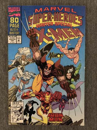 Marvel - Heroes 8 Winter Special 1991 X - Men W/ 1st Squirrel Girl Hot F/vf