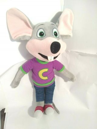 16 " Chuck E Cheese Mouse Plush Stuffed Animal Kid Store Toy Mascot Soft