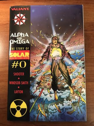 Alpha And Omega: Solar,  Man Of The Atom Vol.  1,  No.  0 (1994/valiant) Hardcover