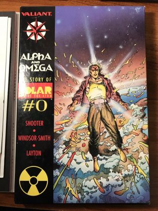 Alpha And Omega: Solar,  Man Of The Atom Vol.  1,  No.  0 (1994/Valiant) HARDCOVER 5