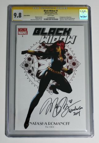 Black Widow 1 Cgc 9.  8 Ss (2010) Signed By Liu 1st Appearance Black Rose