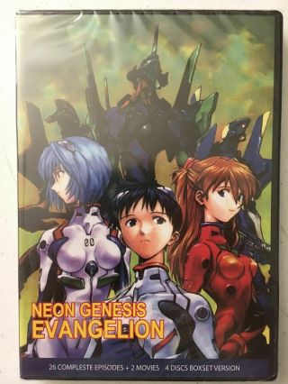 Neon Genesis Evangelion completeTV 1 - 26,  Movies (End of Death Rebirth) Eng DVD 3
