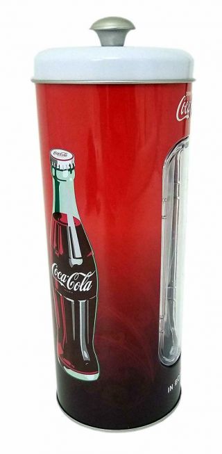 Coke Holder Tin Straws 50 Pack 2019 Version Coca Cola Collectible Storage Party 3