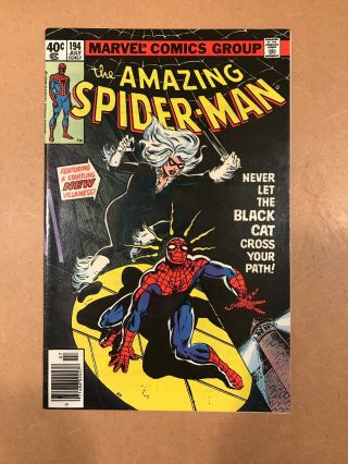 The Spider - Man 194 (jul 1979,  Marvel) First Appearance Of Black Cat Key
