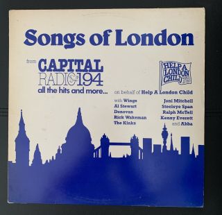 Paul Mccartney Abba The Kinks Blue Lp Songs Of London Promo Capital Radio