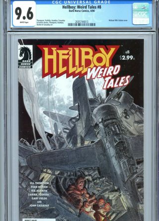 Hellboy Weird Tales 8 Cgc 9.  6 White Pages Kaluta Cover Dark Horse 2004